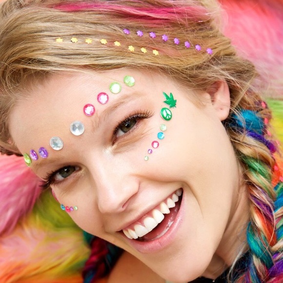 Rainbow Hair Jewels - Picture 3 of 3